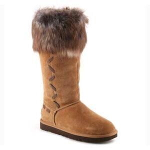 UGG Australia Rosana tall boot in Chestnut - size 6